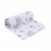 Комплект от 3 броя бархетни пелени "Rosy rain" 80 х 80 см 5
