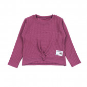 Комплект от фино плетиво в цвят вишна 2