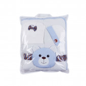 Комплект за изписване от 5 части "Мече" в синьо 8