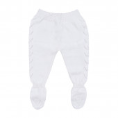 Комплект за изписване на момиченца от фино плетиво в екрю 4