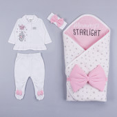 Комплект за изписване на бебе момиче ''Starlight'' 9