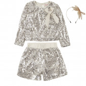 Ефектен детски комплект ''Shine'' с диадема 2