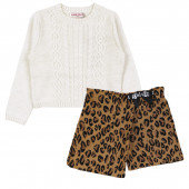 Комплект за момичета с пола-панталон "Fashion'' 2