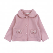 Комплект за момичета с панделки и розов пепит 3