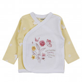 Бебешки подаръчен комплект в жълто 3