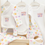 Бебешки комплект за новородено от 5 части ''Happy girl'' 10