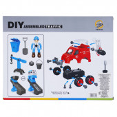 Комплект за сглобяване с коли и кран 36 x 26 см 2