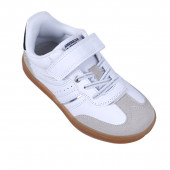 Олекотени маратонки "Fashion" в бяло и сиво 2