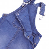 Летен дънков гащеризон с презрамки 3