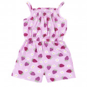 Летен гащеризон с аксесоар "Strawberry" 2