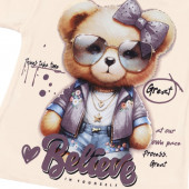 Летен комплект ''Belive'' в пепел от рози 4