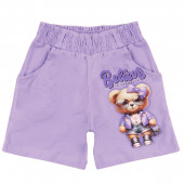 Летен комплект ''Belive'' в лилаво 3