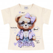 Летен комплект ''Belive'' в лилаво 2