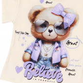 Летен комплект ''Belive'' в лилаво 4