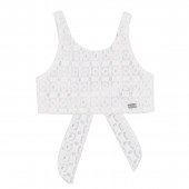 Летен комплект от дантела с гол гръб 2