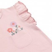 Летен комплект за момичета с клин 7/8 и аксесоар 4