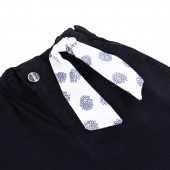 Летен комплект с ръкави от бродирани волани 5