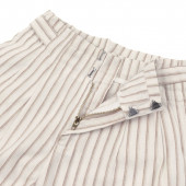 Детски комплект с елек в бежово райе 4