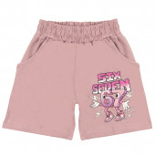 Детски летен комплект ''Trend friends'' в опушено розово 3