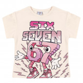 Детски летен комплект ''Trend friends'' в опушено розово 2