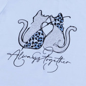 Летен комплект "Always together" в синьо 4