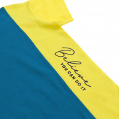 Летен комплект "Believe" в петролено синьо 4