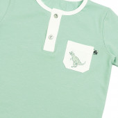 Летен комплект "Dino" в млечна мента 4