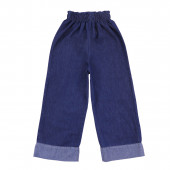 Летен комплект с дънков панталон и диадема 3