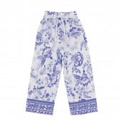 Детски летен комплект от памук с чантичка 2