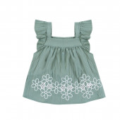 Летен комплект за момичета с бродерия 2