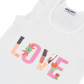 Детски летен комплект ''Love'' с аксесоар 5