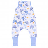 Летен спален чувал с крачета "Делфини" 2