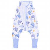 Летен спален чувал с крачета "Делфини" 3