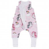 Летен спален чувал с крачета "Dreams" в розово 3