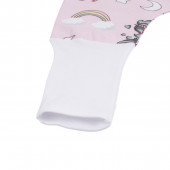 Летен спален чувал с крачета "Dreams" в розово 4