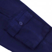 Къси карго панталони в тъмносиньо 3