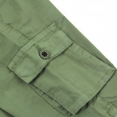 Къси карго панталони в зелено 3