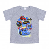 Лятна пижама "Batwheels" в сив меланж 2
