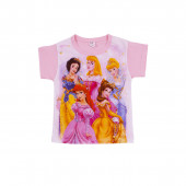 Лятна пижама с принцеси в розово 2