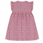 Лятна рипсена рокля в пепел от рози 2