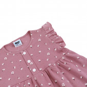 Лятна рипсена рокля в пепел от рози 3