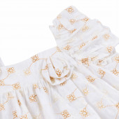 Лятна рокля с нежен флорален десен 3