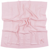 Луксозен памучен комплект за изписване в розово плетиво 10