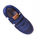 Спортни олекотени обувки за момчета в син камуфлаж 2