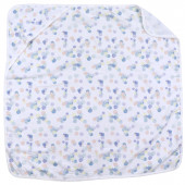 Муселинова пелена с качулка и кърпа за баня "Colored dots" 90 х 90 см 2
