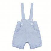 Официален бебешки комплект с гащеризон в светлосиньо 4