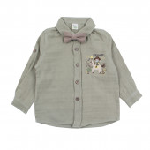 Официален комплект от 3 части в зелено и бежово 2