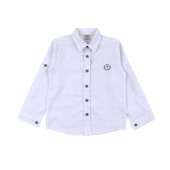 Официален комплект с папийонка и тиранти в бяло и гълъбово синьо 2