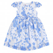 Елегантна детска рокля "Blue flowers" 2