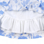 Официлна детска рокля "Blue flowers" 5